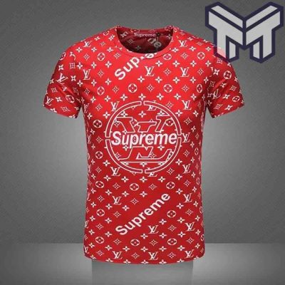 louis-vuitton-shirt-louis-vuitton-supreme-red-premium-outfit-luxury-brand-t-shirt-for-men-women