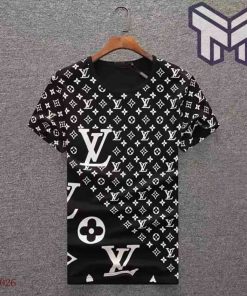 louis-vuitton-shirt-louis-vuitton-white-logo-black-premium-t-shirt-luxury-brand-outfit-for-men-women