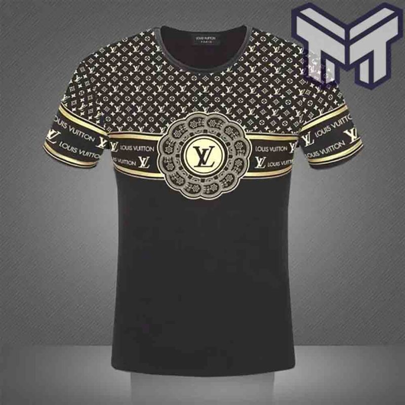 Louis Vuitton Shirt, Louis Vuitton Black White Luxury Brand T-Shirt Gift  For Men Women - Muranotex Store