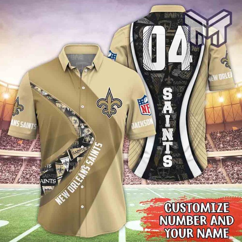 New Orleans Saints NFL Hibiscus 2023 AOP Hawaiian Shirt For Men Women