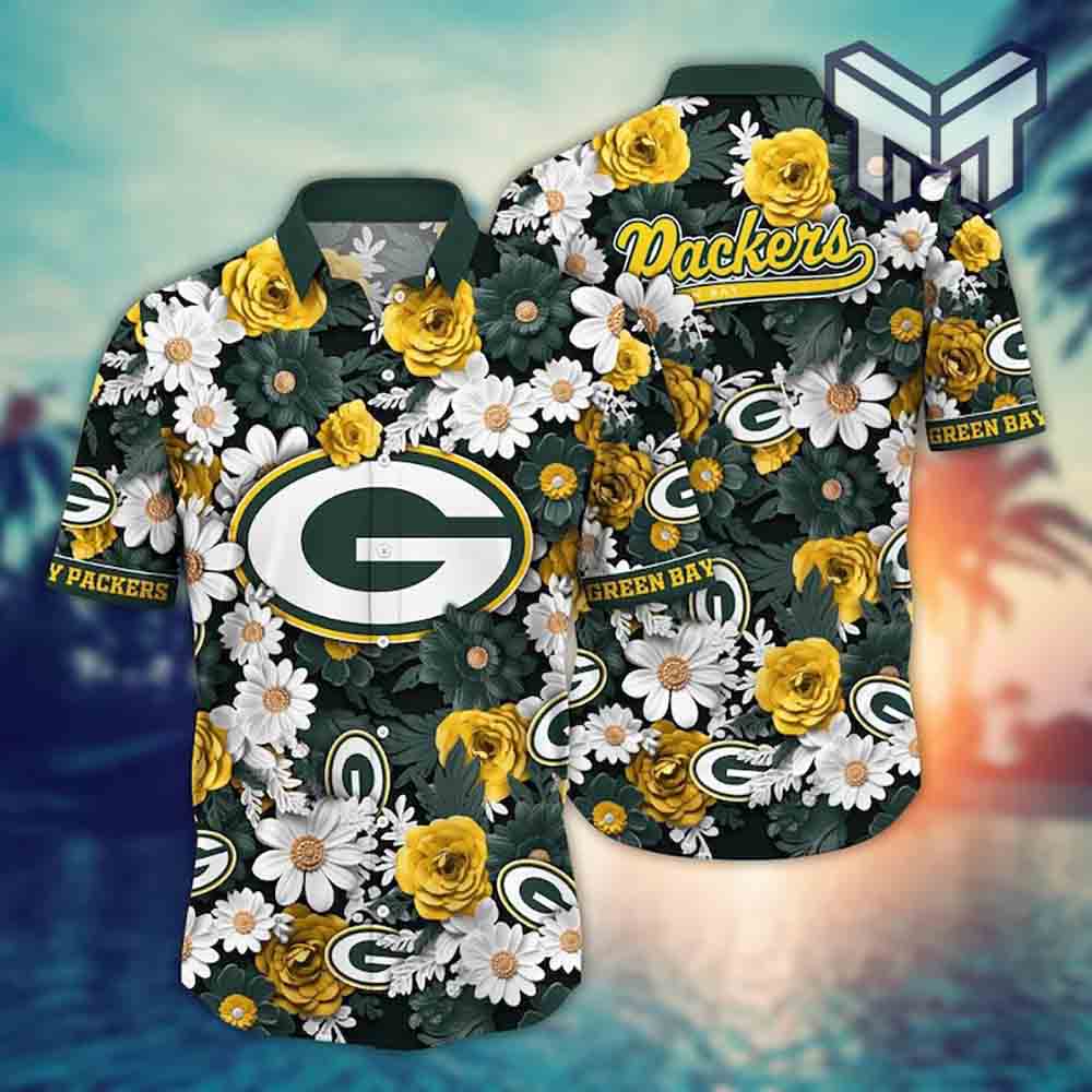 Pittsburgh Steelers Men's Floral Aloha Button Up Shirt