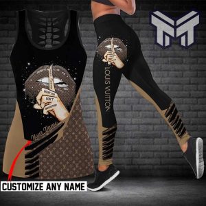 Louis Vuitton Red Tank Top Leggings LV Luxury Clothing Clothes Outfit Gym  For Women HT