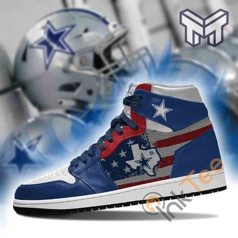 air-jd1-dallas-cowboys-football-custom-sneakers-air-jordan-sneaker-air-jordan-high-sneakers