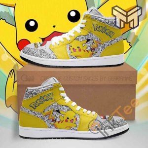 air-jd1-pikachu-cute-pokemon-anime-custom-sneakers-it2396-air-jordan-sneaker-air-jordan-high-sneakers