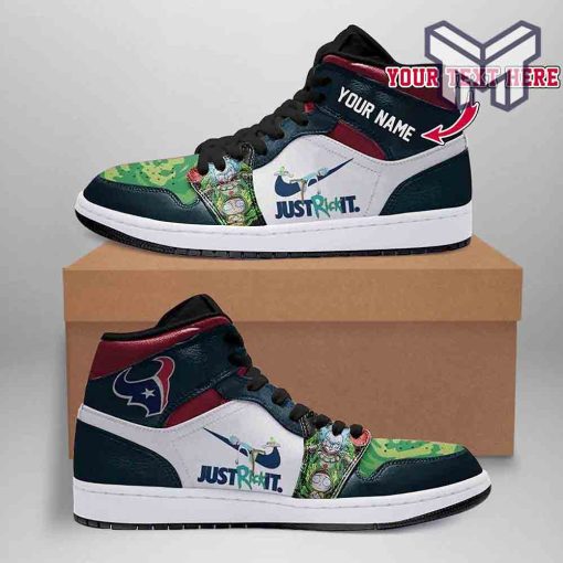 air-jd1-rick-and-morty-houston-texans-nfl-football-high-retro-air-force-jordan-1-customized-shoes