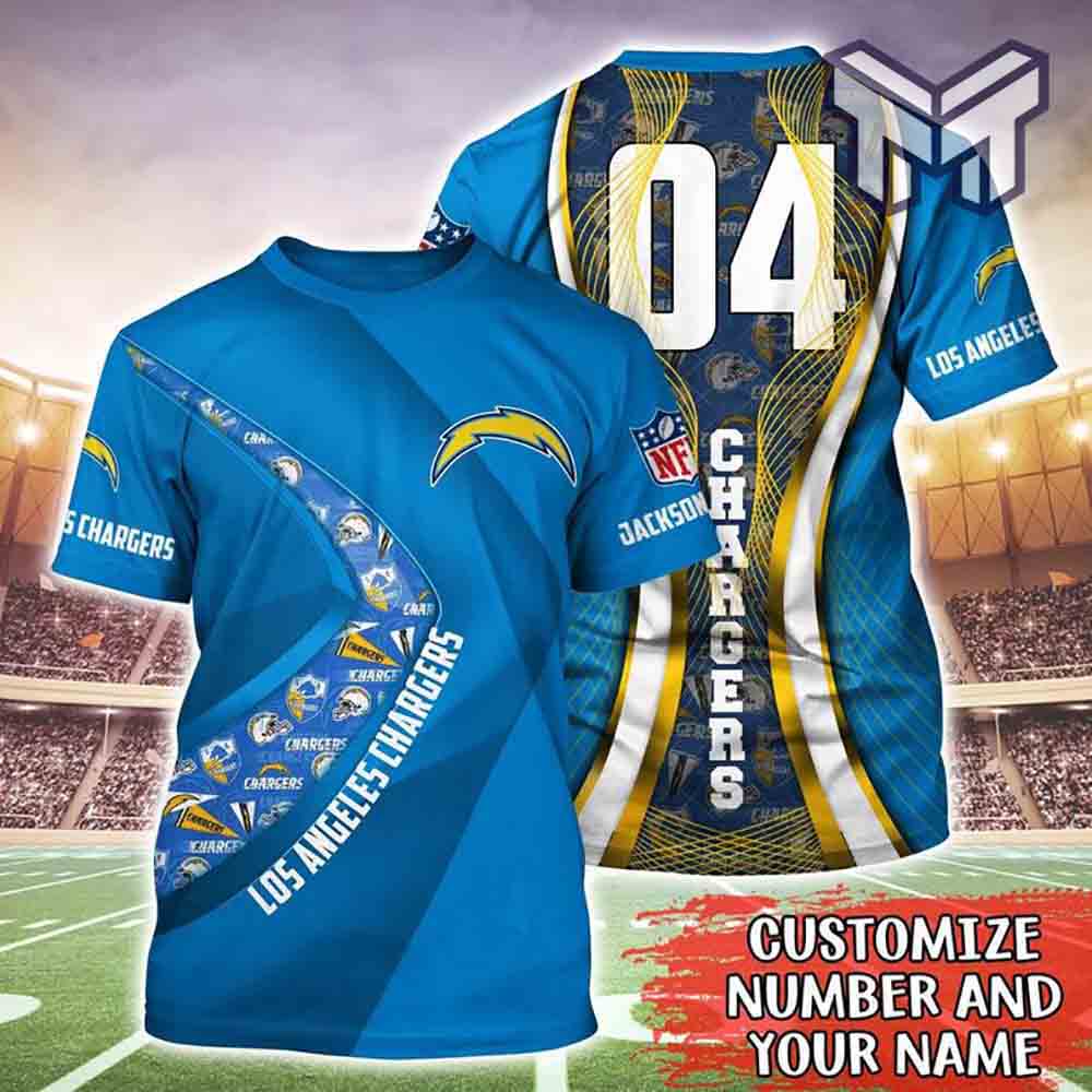 Los Angeles Chargers Shirt, Custom prints store