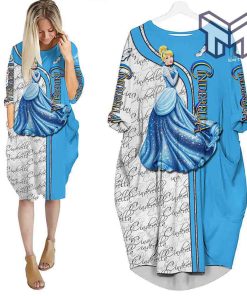 cinderella-princess-pattern-batwing-pocket-dress-outfits-women-batwing-pocket-dress