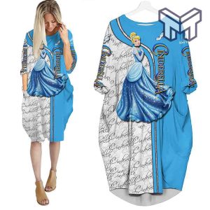 cinderella-princess-pattern-batwing-pocket-dress-outfits-women-batwing-pocket-dress