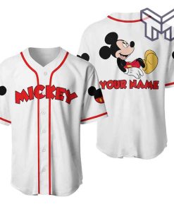 custom-baseball-jersey-logocustom-baseball-jersey-shirtmickey-mouse-white-red-jerseymickey-mouse-baseball-jerseymickey-mouse-gifts