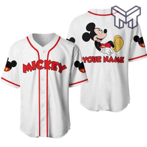 custom-baseball-jersey-logocustom-baseball-jersey-shirtmickey-mouse-white-red-jerseymickey-mouse-baseball-jerseymickey-mouse-gifts