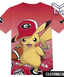 georgia-bulldogs-football-pokemon-pikachu-3d-t-shirt-all-over-3d-printed-shirts