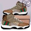 gucci-jordan-11-gucci-brown-air-jordan-11-sneakers-shoes-hot-gifts-for-men-women