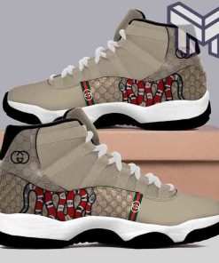 gucci-jordan-11-gucci-brown-snake-air-jordan-11-sneakers-shoes-hot-2022-gifts-for-men-women