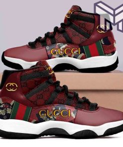 gucci-jordan-11-gucci-red-air-jordan-11-sneakers-shoes-hot-2022-for-men-women