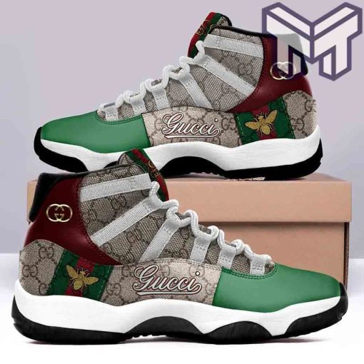 gucci-jordan-11-gucci-stripe-bee-air-jordan-11-sneakers-shoes-hot-2022-gifts-for-men-women