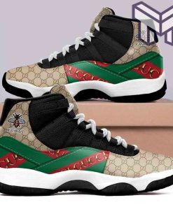 gucci-jordan-11-luxury-gucci-bee-air-jordan-11-shoes-hot-2022-gucci-sneakers-gifts-for-men-women