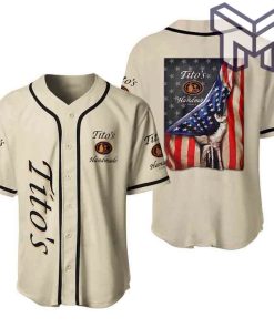 hand-american-vintage-beige-titos-vodka-baseball-jersey-shirt-titos-vodka-3d-shirt-vodka-alcohol-alcoholic-shirt-titos-handmade-vodka