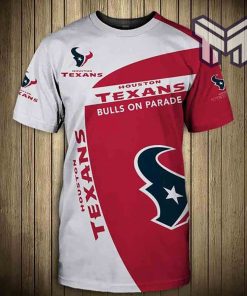 houston-texans-mens-t-shirt-3d-short-sleeve-bulls-on-parade-3d-all-over-printed-shirts