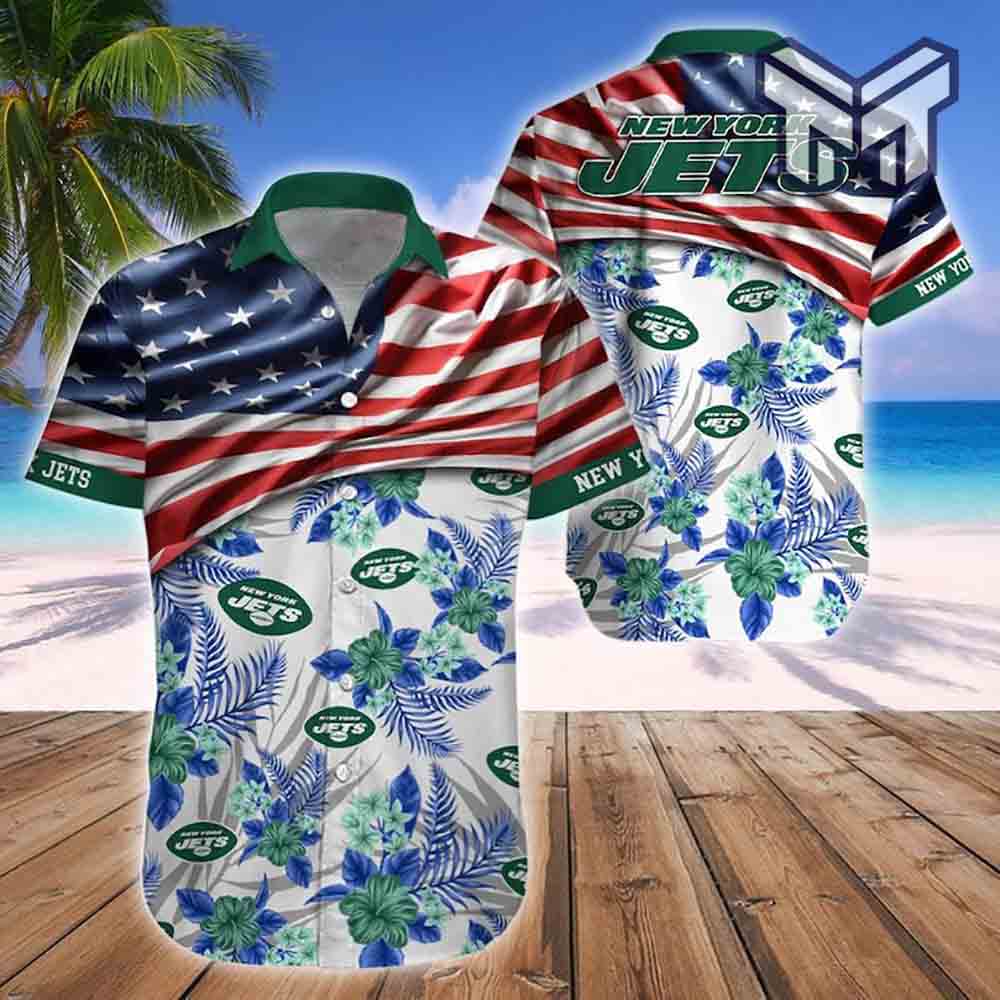 Jets Hawaiian Shirt, Hawaiian Shirts For Men,Aloha Shirt