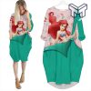 little-mermaid-ariel-green-cute-batwing-pocket-dress-outfits-women-batwing-pocket-dress