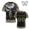 los-angeles-chargers-t-shirt-camo-custom-name-number-3d-all-over-printed-shirts