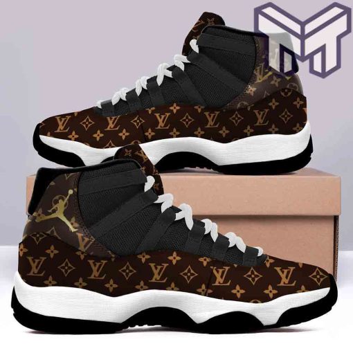 louis-vuitton-jordan-11-brown-louis-vuitton-air-jordan-11-shoes-hot-2023-lv-sneakers-gifts-for-men-women