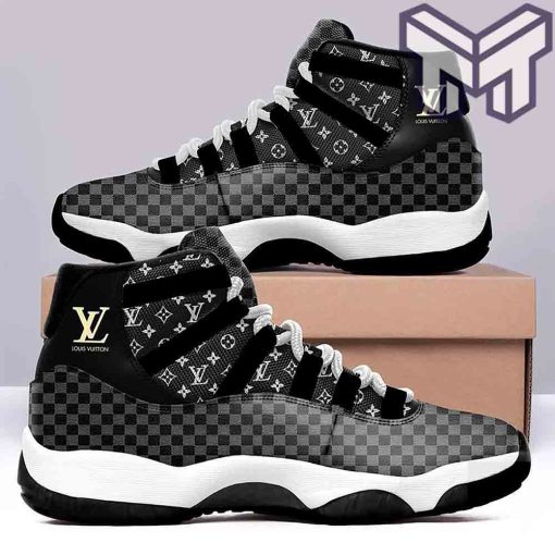 louis-vuitton-jordan-11-louis-vuitton-air-jordan-11-sneakers-shoes-hot-2023-lv-black-monogram-gifts-for-men-women