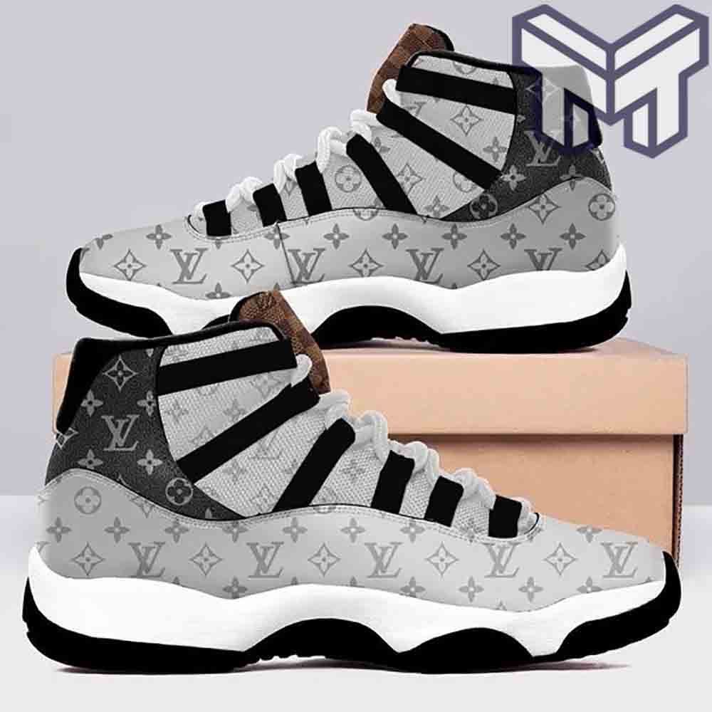 Louis Vuitton Jordan 11, Louis Vuitton Brown Air Jordan 11 Sneakers Shoes Lv  Hot 2023 - Muranotex Store