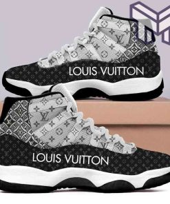 louis-vuitton-jordan-11-louis-vuitton-black-white-air-jordan-11-shoes-hot-2023-lv-sneakers-gifts-for-men-women