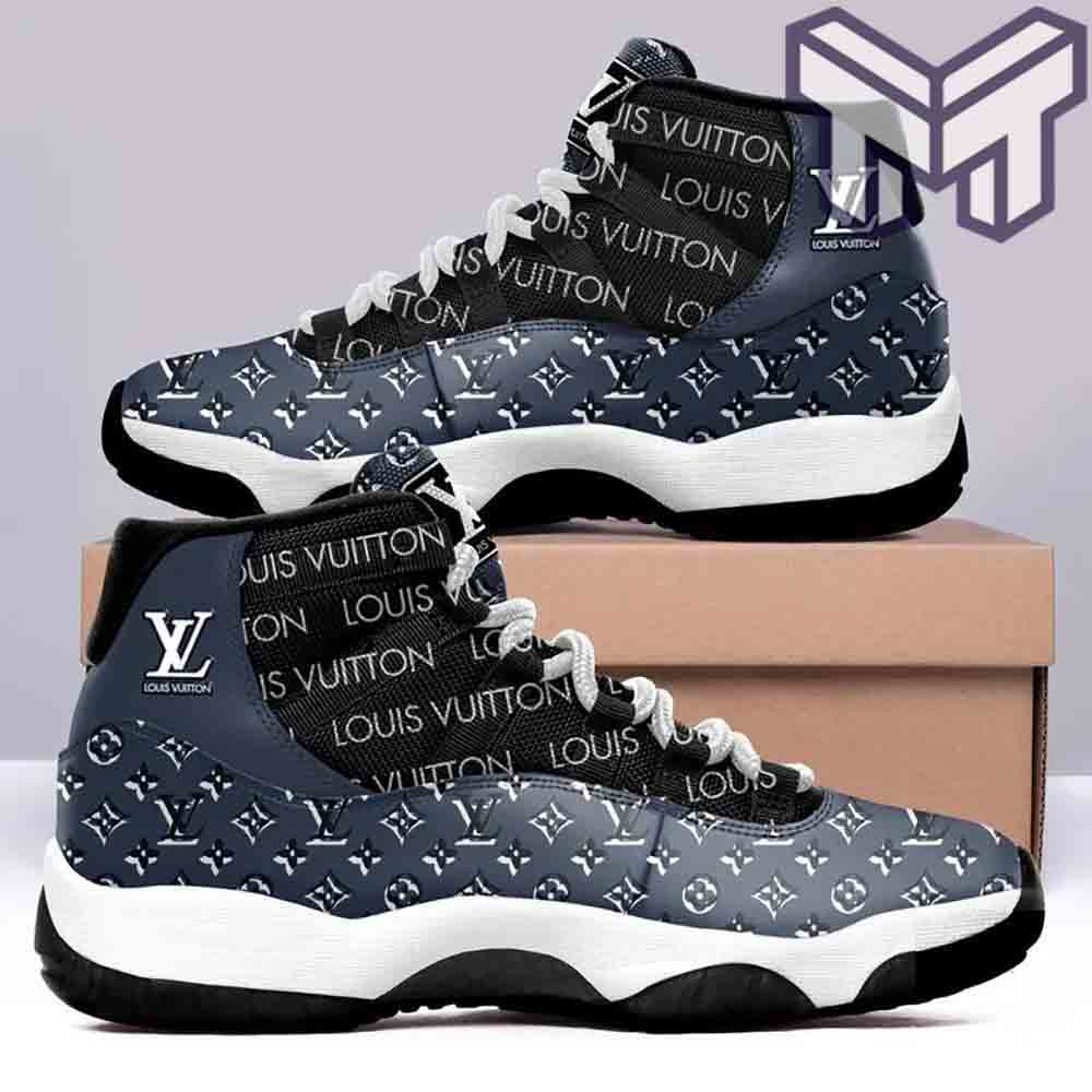 Louis Vuitton Jordan 11, Louis Vuitton Blue Air Jordan 11 Sneakers Shoes Lv  Hot 2023 For Men Women - Muranotex Store