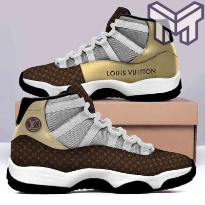 louis-vuitton-jordan-11-louis-vuitton-brown-gold-air-jordan-11-sneakers-shoes-hot-2023-lv-gifts-for-men-women
