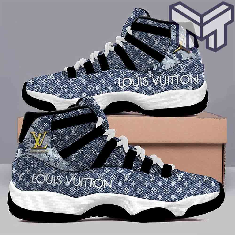 NEW FASHION] Louis Vuitton Paris Brown Air Jordan 11 Sneakers Shoes Hot  2023 LV Gifts For