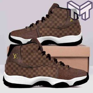 NEW FASHION] Grey Louis Vuitton Air Jordan 11 Sneakers Shoes Hot 2023 LV  Gifts For Men