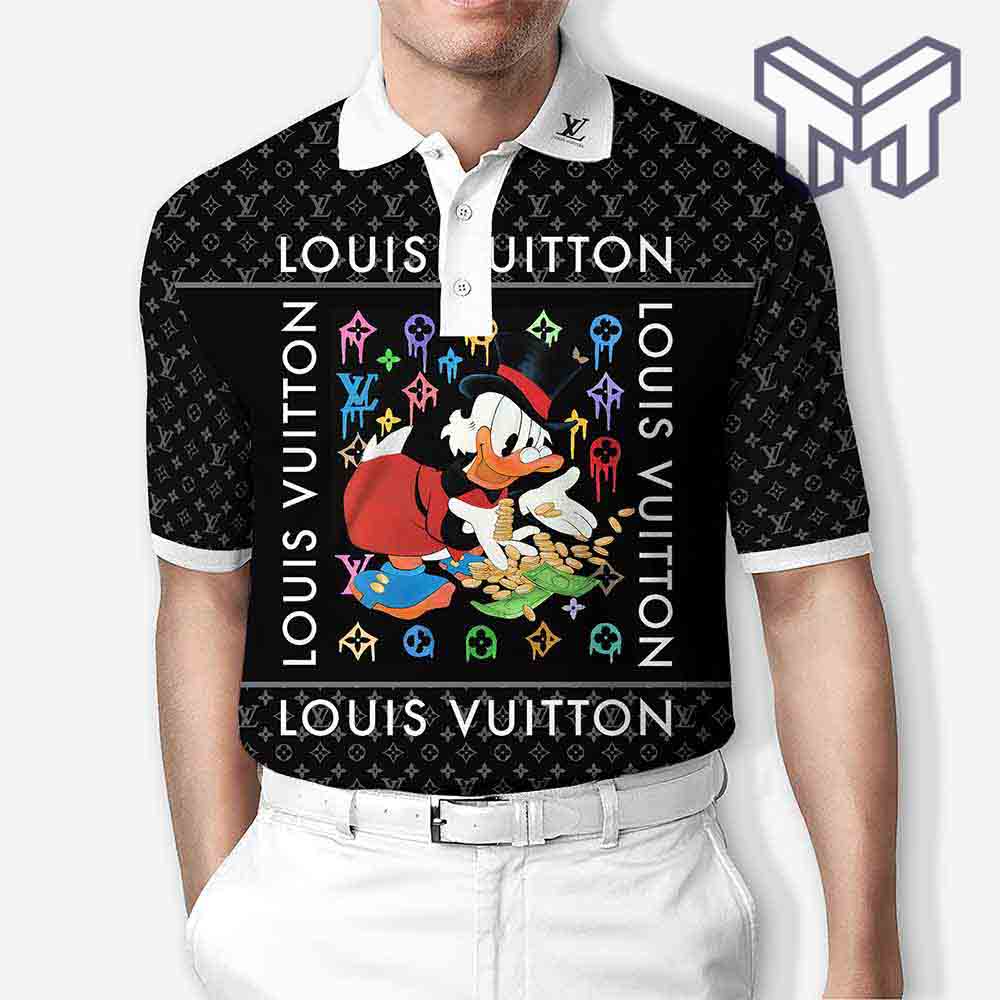 Louis Vuitton Mickey Limited Luxury Brand Polo Shirt