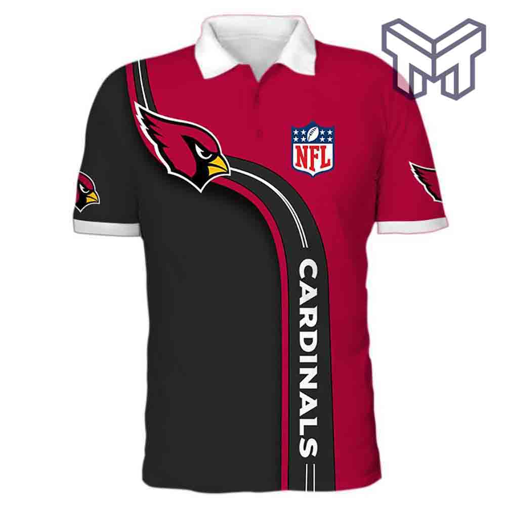 MenS Arizona Cardinals Polo Shirt 3D Limited Edition Premium Polo Shirts -  Muranotex Store