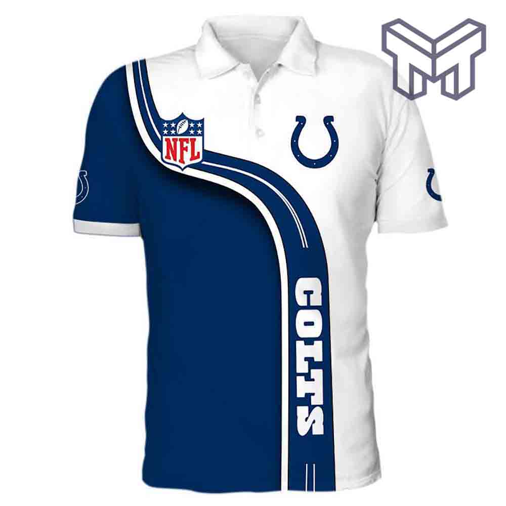 MenS Indianapolis Colts Polo Shirt 3D Limited Edition Premium Polo Shirts -  Muranotex Store