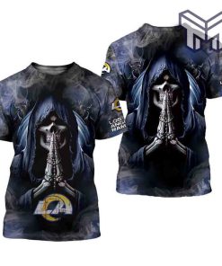 mens-los-angeles-rams-t-shirts-background-skull-smoke-3d-all-over-printed-shirts