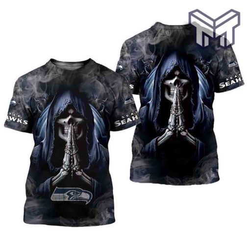 mens-seattle-seahawks-t-shirts-background-skull-smoke-3d-all-over-printed-shirts