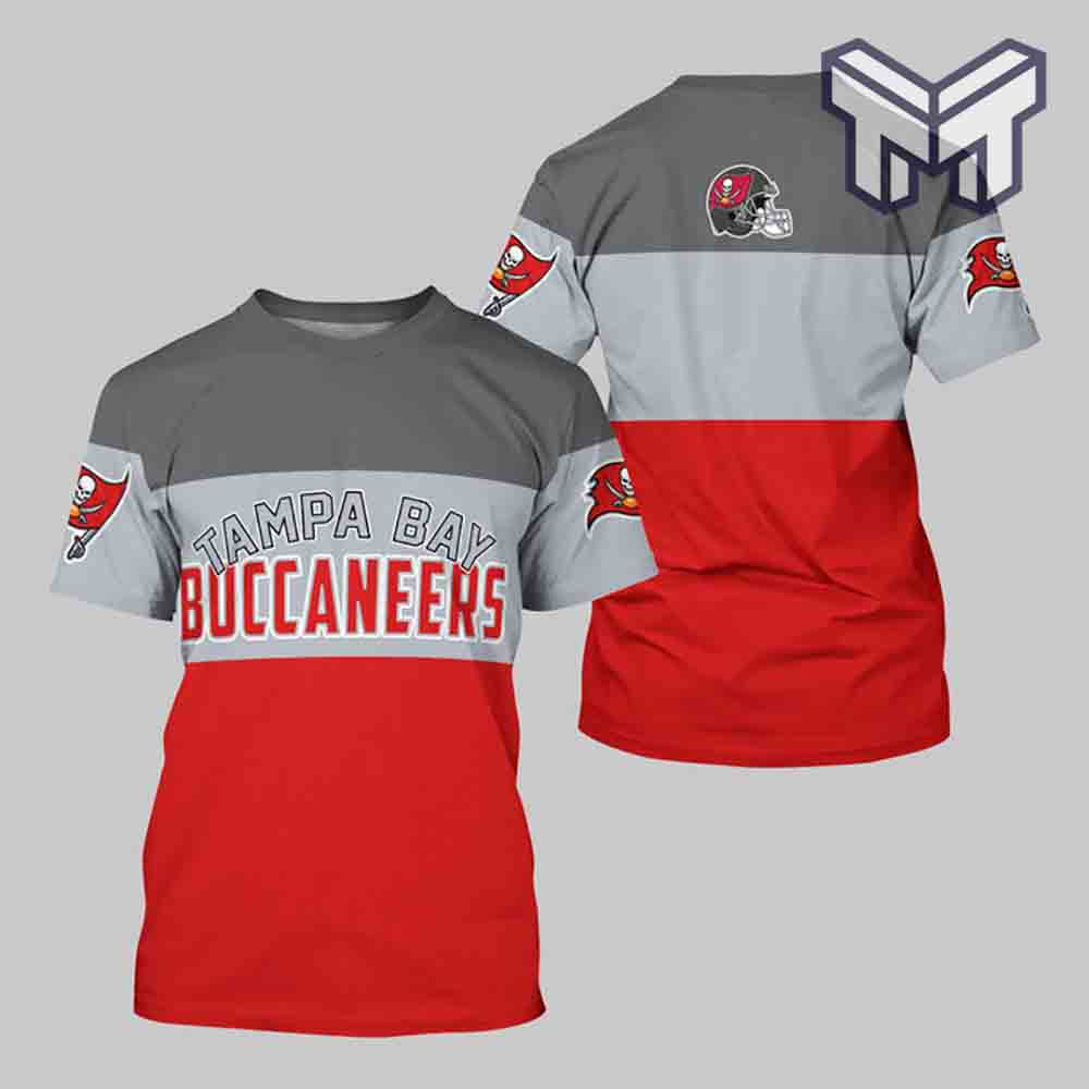 NFL Men's Tampa Bay Buccaneers T Shirts Extreme 3D Print All Over For Men  And Women - Freedomdesign