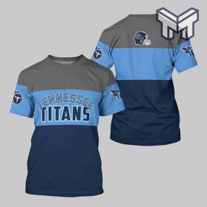 MenS Tennessee Titans T-Shirt Extreme 3D All Over Printed Shirts