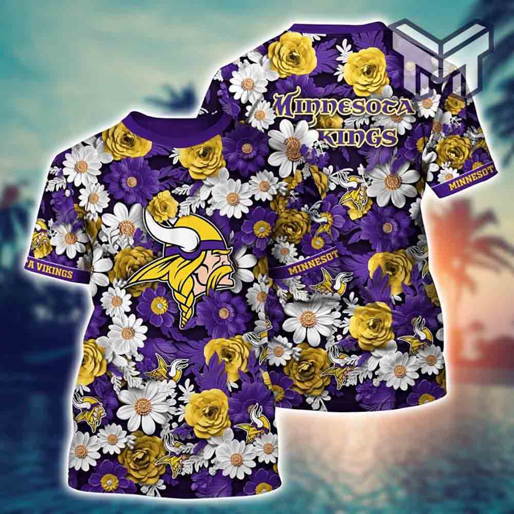 Minnesota Vikings NFL All Over Print 3D T-Shirt