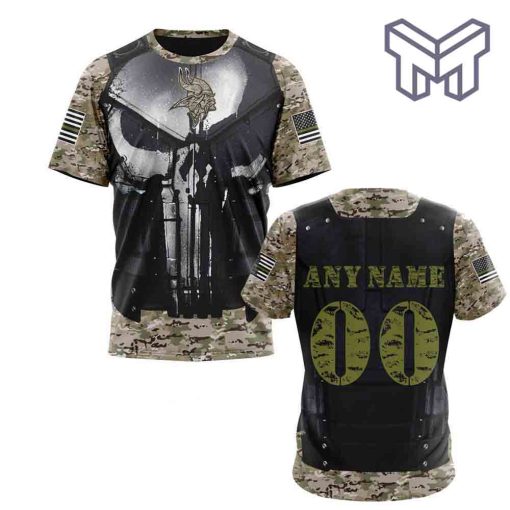 minnesota-vikings-t-shirt-camo-custom-name-number-3d-all-over-printed-shirts