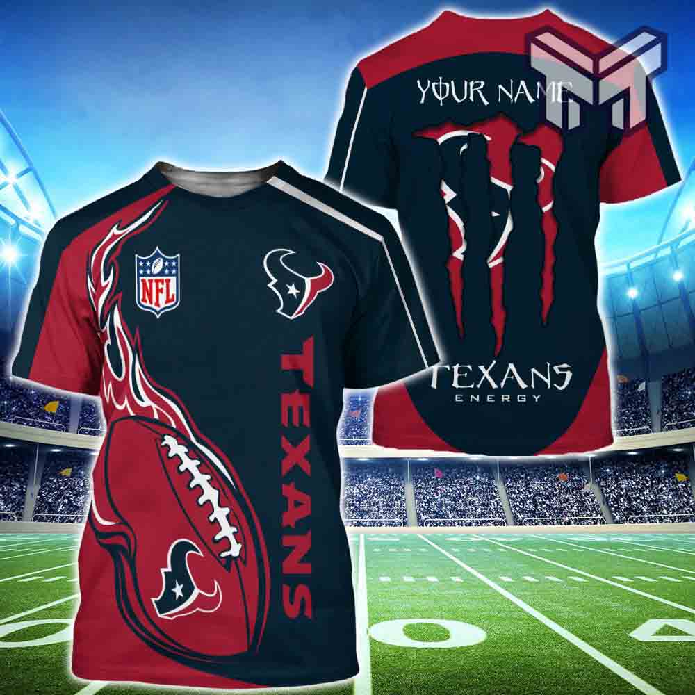 Houston Texans NFL 3D T-Shirt For Men Women