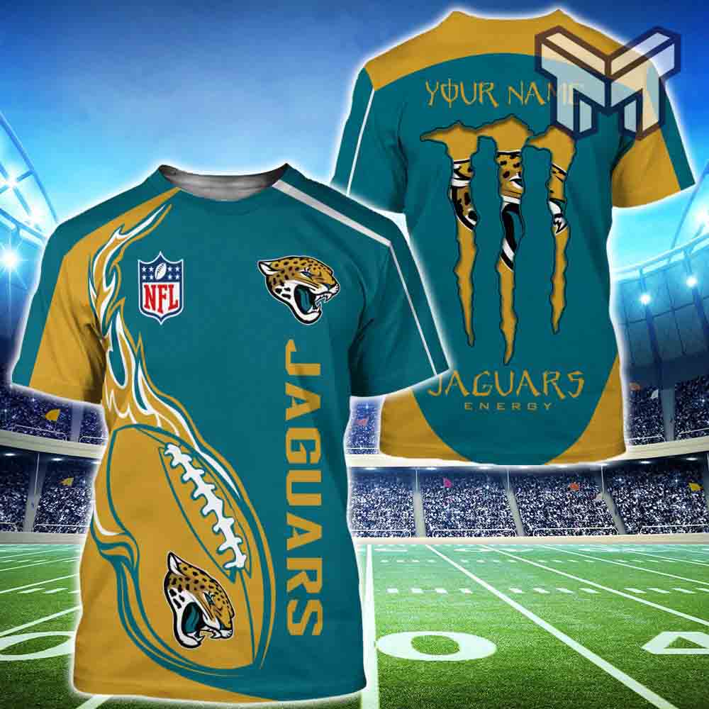 Jacksonville Jaguars NFL All Over Print 3D T-Shirt