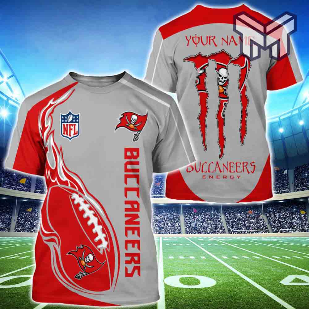 NFL T shirt 3D Custom Tampa Bay Buccaneers T shirts Cheap For Fans