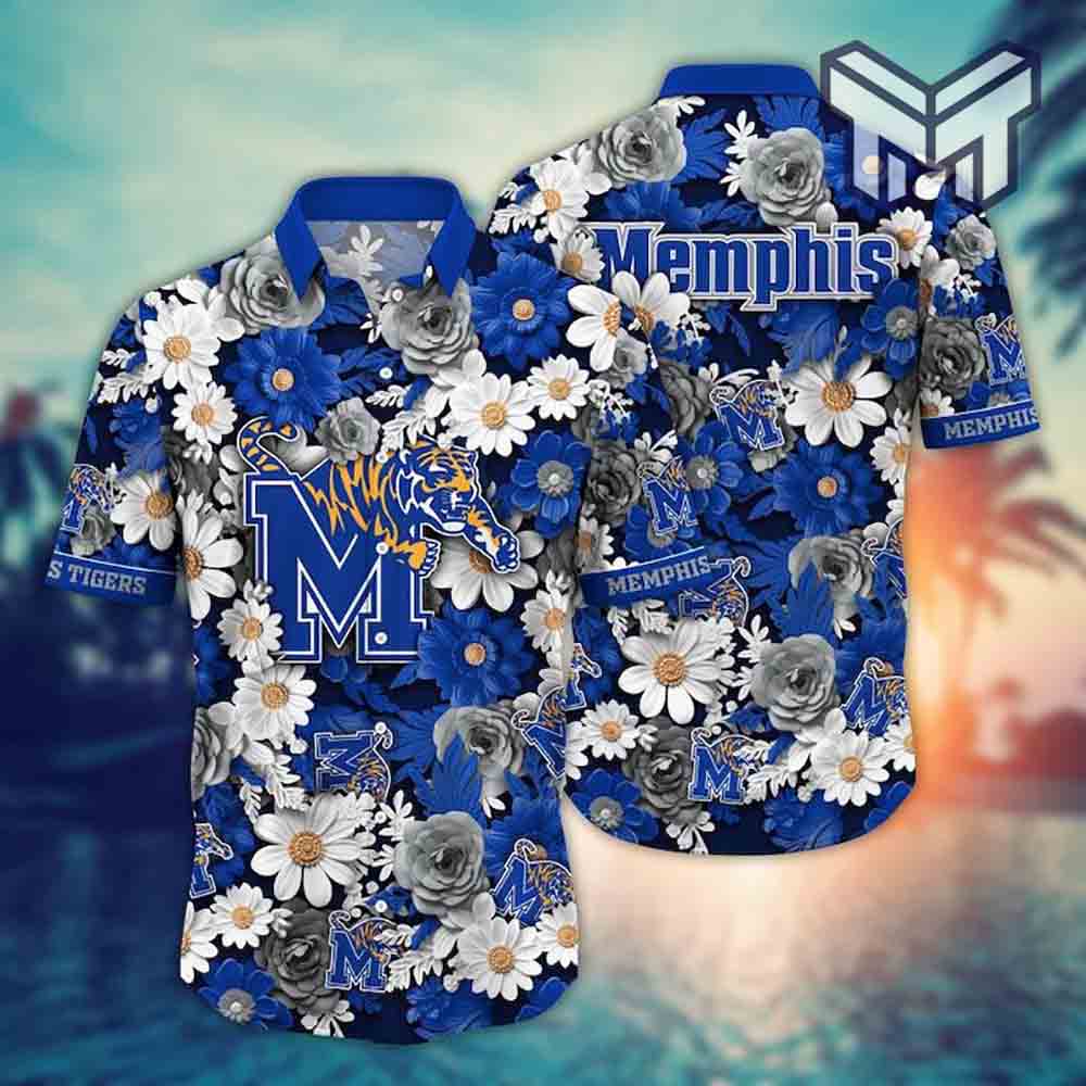 Memphis Tigers NCAA Us Flag Hawaiian Shirt Custom Summer Aloha Shirt -  Trendy Aloha