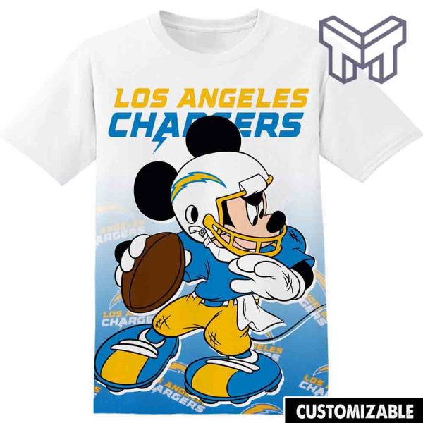 nfl-los-angeles-chargers-disney-mickey-3d-t-shirt-all-over-3d-printed-shirts