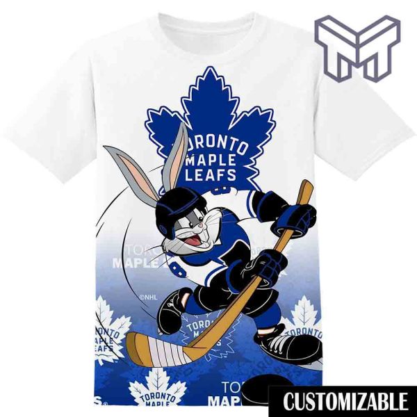 nhl-toronto-maple-leafs-bugs-bunny-3d-t-shirt-all-over-3d-printed-shirts