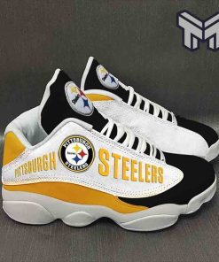 pittsburgh-steelers-air-jordan-13football-white-black-j13-shoes-type01