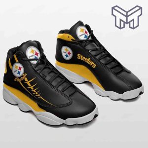 pittsburgh-steelers-air-jordan-13white-black-j13-shoes-gift-for-fans-pittsburgh-steelers-logo-on-the-shoes-type01